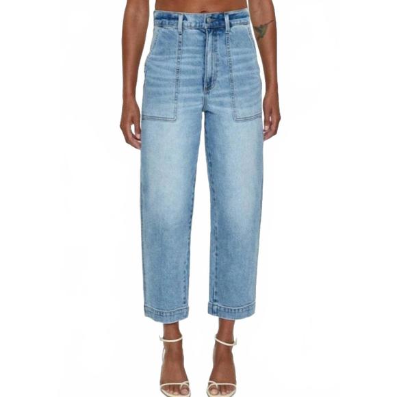 NEW PISTOLA turner barrel leg jeans in provence